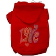 thumbnail image 1 of Pet, Dog  Cat Hoodie Rhinestone, "Technicolor Love", 1 of 10