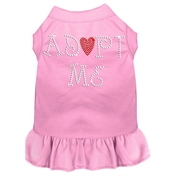 Mirage Pet Adopt Me Rhinestone Dress Light Pink Sm
