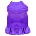 thumbnail image 1 of Mirage Pet Rhinestone RockStar Dress Purple Lg, 1 of 9