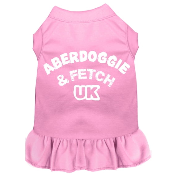 Dog Dress, Dog Dress, Screen Printed, "Aberdoggie Fetch UK"