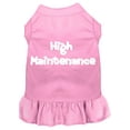 thumbnail image 1 of Pet Dog  Cat Dress Screen Printed, "High Maintenance", 1 of 10
