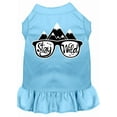 thumbnail image 1 of Mirage Pet Stay Wild Screen Print Dog Dress Baby Blue 4X (22), 1 of 10