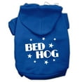 thumbnail image 1 of Pet, Dog  Cat Hoodie Screen Printed, "Bed Hog", 1 of 10