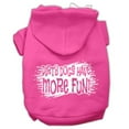 thumbnail image 1 of Pet, Dog  Cat Hoodie Screen Printed, "Dirty Dogs Have More Fun", 1 of 10