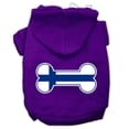 thumbnail image 1 of Pet, Dog  Cat Hoodie Screen Printed, "Bone Shaped Finland Flag", 1 of 10