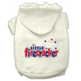 thumbnail image 1 of Pet Dog  Cat Hoodie Screen Printed, "Little Firecracker", 1 of 11