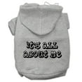 thumbnail image 1 of Pet Dog  Cat Hoodie Screen Printed, "It's All About Me", 1 of 9