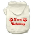 thumbnail image 1 of Pet Dog  Cat Hoodie Screen Printed, "Local Celebrity", 1 of 10