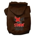 thumbnail image 1 of Pet, Dog  Cat Hoodie Screen Printed, "Love Your Stinkin Guts", 1 of 10