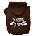 thumbnail image 1 of Pet, Dog  Cat Hoodie Screen Printed, "Personal Trainer", 1 of 10