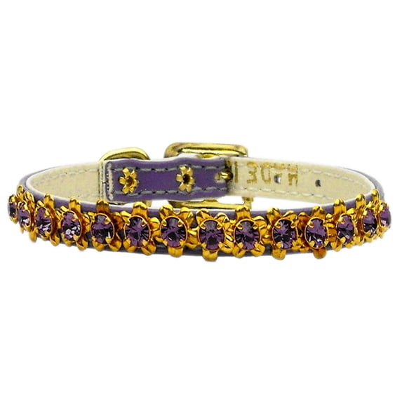 Dog, Puppy Pet Collar, "Hampton Crystal Flower"