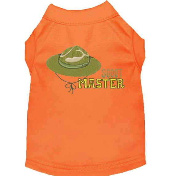 Mirage Pet Products Scout Master Embroidered Dog Shirt Orange XXXL 20