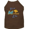 thumbnail image 1 of Mirage Pet 650-05 BRSM Mermaid Life Embroidered Dog Shirt, Brown - Small, 1 of 2