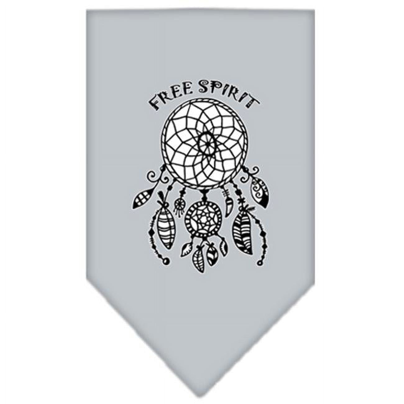 Mirage Pet 66165 SMGY Free Spirit Screen Print Bandana, Grey Small