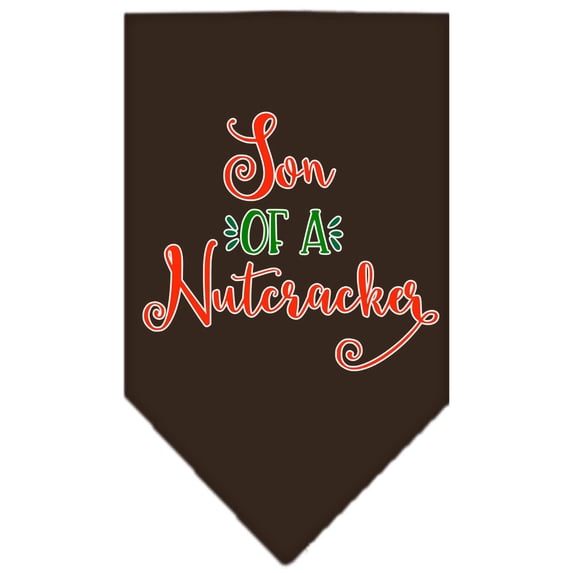 Christmas Pet and Dog Bandana Screen Printed, "Son Of A Nutcracker"