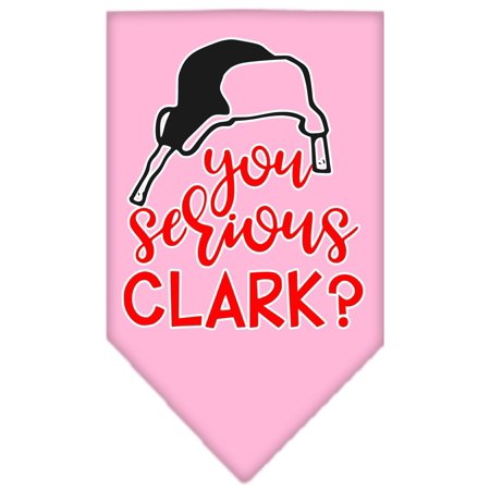 Christmas Pet and Dog Bandana Screen Printed, "You Serious Clark?"