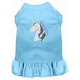 thumbnail image 1 of Mirage Pet Products Unicorns Rock Embroidered Dog Dresses XL Baby Blue, 1 of 2