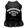 thumbnail image 1 of Aberdoggie UK Screen Print Dress Black Lg (14), 1 of 11