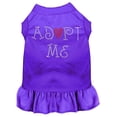 thumbnail image 1 of Mirage Pet  Adopt Me Rhinestone Dog Dress, Purple - Medium, 1 of 1