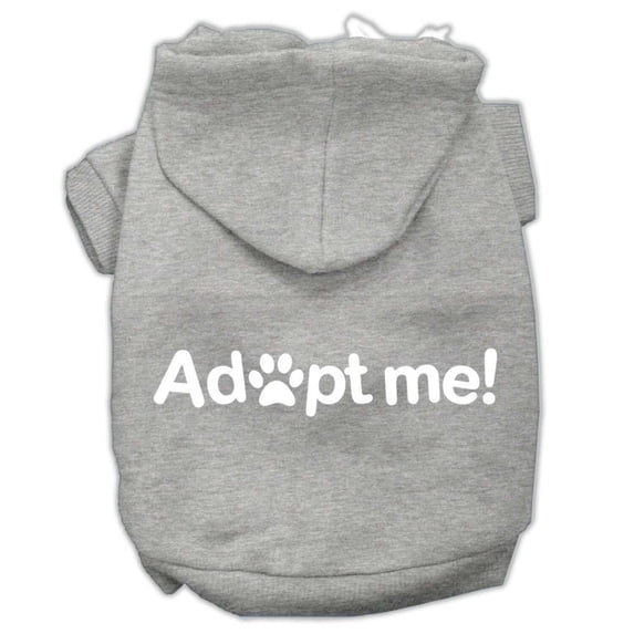 Pet, Dog Cat Hoodie Screen Printed, "Adopt Me"