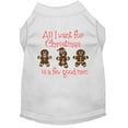 thumbnail image 1 of Christmas Pet Dog  Cat Shirt Screen Printed, "All I Want For Christmas Is A Few Good Men", 1 of 11
