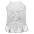 thumbnail image 1 of Mirage Pet  Angel Heart Rhinestone Dress, White - Extra Small 8, 1 of 1