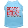 thumbnail image 1 of Mirage Pet Ask My Parents Screen Print Dog Shirt Baby Blue XXXL, 1 of 2