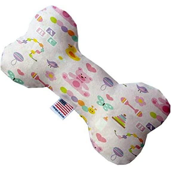 Pet and Dog Plush Heart or Bone Toy, "Oh Baby Group" (Available in different sizes, and 12 different pattern options!)