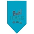 thumbnail image 1 of Mirage Pet  Bah Humbug Rhinestone Bandana - Turquoise, Large, 1 of 1