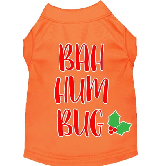 Christmas Pet Dog Cat Shirt Screen Printed, "Bah Humbug"