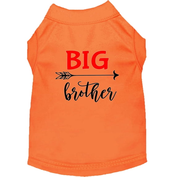 Pet Dog Cat Shirt Screen Printed, "Big Brother"