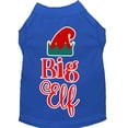 thumbnail image 1 of Christmas Pet Dog  Cat Shirt Screen Printed, "Big Elf", 1 of 11