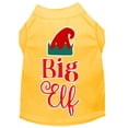 thumbnail image 1 of Christmas Pet Dog  Cat Shirt Screen Printed, "Big Elf", 1 of 11