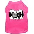 thumbnail image 1 of Mirage Pet Bite Me Screen Print Dog Shirt Bright Pink XXL, 1 of 2