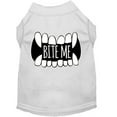 thumbnail image 1 of Mirage Pet Bite Me Screen Print Dog Shirt White XS, 1 of 2