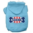 thumbnail image 1 of Pet, Dog  Cat Hoodie Screen Printed, "Bonely In America", 1 of 10