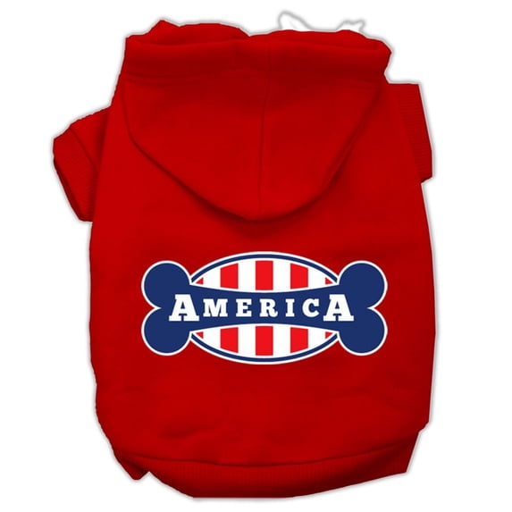 Bonely in America Screen Print Pet Hoodies