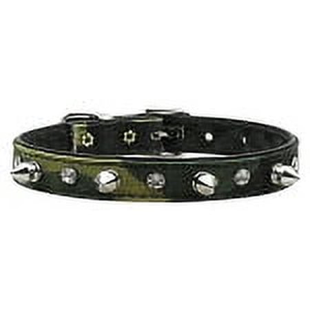 Mirage Pet Camo Crystal and Spike Collars Green Camo 10