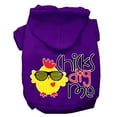 thumbnail image 1 of Pet, Dog  Cat Hoodie Screen Printed, "Chicks Dig Me", 1 of 10