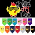 thumbnail image 1 of Pet and Dog Bandana Screen Printed, "Chicks Dig Me", 1 of 9