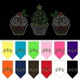 thumbnail image 1 of Christmas Pet and Dog Bandana Rhinestone, "Christmas Cupcakes", 1 of 10