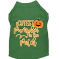 thumbnail image 1 of Mirage Pet Cutest Pumpkin in the Patch Screen Print Dog Shirt Green Med, 1 of 2