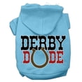 thumbnail image 1 of Mirage Pet Derby Dude Screen Print Dog Hoodie Baby Blue S, 1 of 2