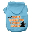 thumbnail image 1 of Halloween Pet, Dog  Cat Hoodie Screen Printed, "Don't Scare Me, I Poop Easily", 1 of 10