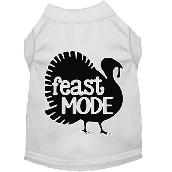 Pet Dog Cat Shirt Screen Printed, "Feast Mode"