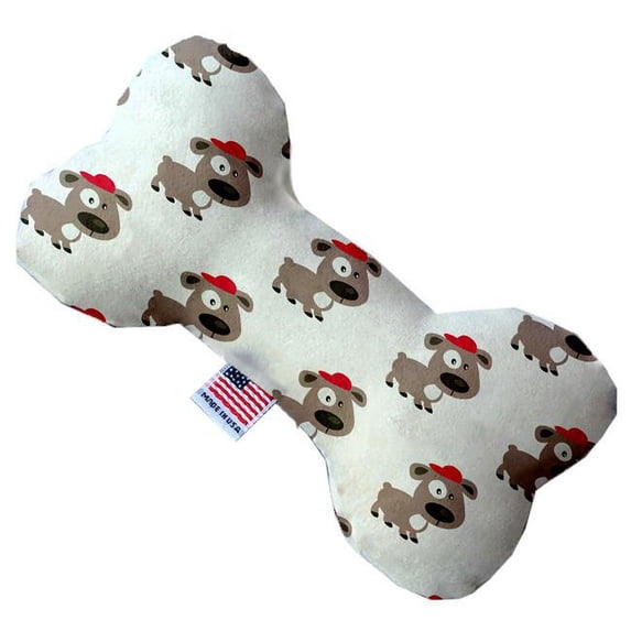 Mirage Pet Fresh Pup Canvas Bone Dog Toy - 8 in.