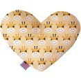 thumbnail image 1 of Pet and Dog Plush Heart or Bone Toy, "Oh Baby Group" (Available in different sizes, and 12 different pattern options!), 1 of 11