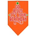 thumbnail image 1 of Mirage Pet  Go Jesus Screen Print Bandana, Orange - Large, 1 of 1