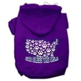 thumbnail image 1 of Mirage Pet  God Bless USA Screen Print Pet Hoodies, Purple - Medium, 1 of 1