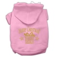thumbnail image 1 of Mirage Pet  Golden Christmas Present Pet Hoodie, Light Pink - Extra Large, 1 of 1